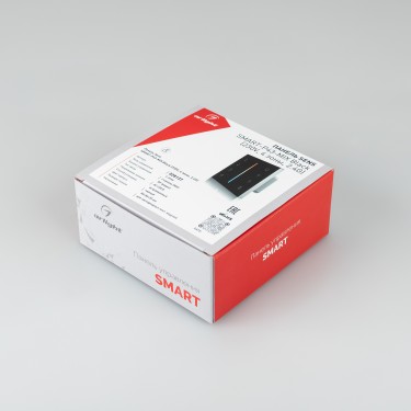 Встраиваемая панель Sens SMART-P43-MIX Black (230V, 4 зоны, 2.4G)