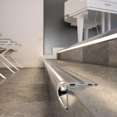 Профиль для подсветки ступеней STEP-FRONT-2000 ANOD