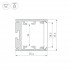 Профиль для составления круга SL-ARC-3535-D1500-N90 BLACK (1180мм, дуга 1 из 4)