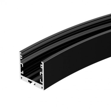Профиль SL-ARC-3535-D800-A90 BLACK (630мм, дуга 1 из 4)