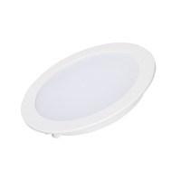 Тонкая круглая светодиодная панель DL-BL145-12W Day White