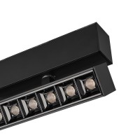 Магнитный светильник MAG-LASER-FOLD-45-S160-6W Warm3000 (BK, 15 deg, 24V)