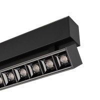 Магнитный светильник MAG-LASER-FOLD-45-S320-12W Warm3000 (BK, 15 deg, 24V)