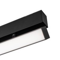 Магнитный светильник MAG-FLAT-FOLD-45-S205-6W Warm3000 (BK, 100 deg, 24V)