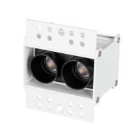 Светильник под шпаклевку MS-ORIENT-BUILT-TRIMLESS-TC-S38x67-5W Warm3000 (WH-BK, 30 deg, 230V)