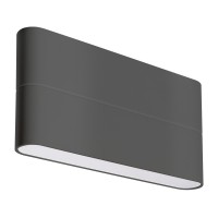 Настенный светильник SP-WALL-FLAT-S170x90-2x6W Warm3000 (GR, 120 deg, 230V)