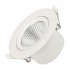 Встраиваемый светильник LTD-POLAR-TURN-R105-10W Warm3000 (WH, 36 deg, 230V)