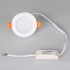 Тонкая круглая светодиодная панель DL-BL90-5W Warm White