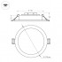 Тонкая круглая светодиодная панель DL-BL125-9W Day White