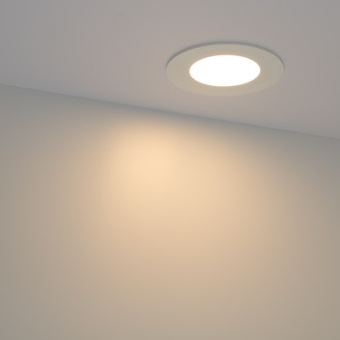 Тонкая круглая светодиодная панель DL-85M-4W Warm White