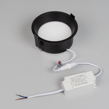 Встраиваемый светильник MS-BREEZE-BUILT-R125-16W Day4000 (BK, 85 deg, 230V)