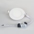 Тонкая круглая светодиодная панель DL-120M-9W Warm White