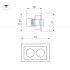 Светильник MS-ORIENT-BUILT-TURN-TC-S67x90-5W Day4000 (BK-BK, 30 deg, 230V)