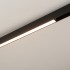 Магнитный светильник MAG-FLAT-25-L400-12W Warm3000 (BK, 100 deg, 24V)