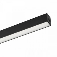 Магнитный светильник MAG-FLAT-25-L400-12W Warm3000 (BK, 100 deg, 24V)