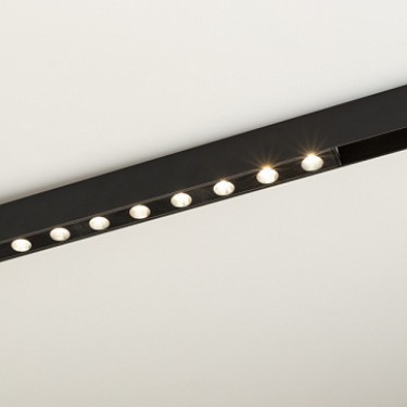 Светильник магнитный MAG-DOTS-25-L400-12W Day4000 (BK, 30 deg, 24V)
