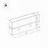 Магнитный светильник MAG-FLAT-FOLD-45-S605-18W Warm3000 (BK, 100 deg, 24V)