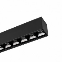 Магнитный светильник MAG-LASER-45-L320-12W Warm3000 (BK, 15 deg, 24V)