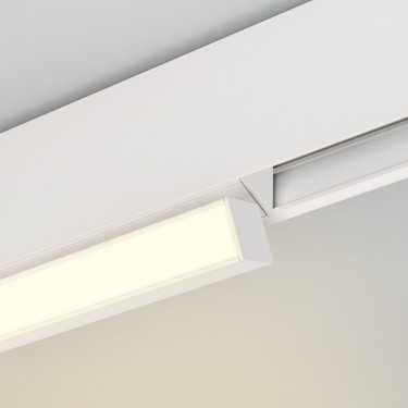 Магнитный светильник MAG-FLAT-FOLD-45-S405-12W Warm3000 (WH, 100 deg, 24V)