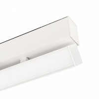 Магнитный светильник MAG-FLAT-FOLD-45-S405-12W Warm3000 (WH, 100 deg, 24V)