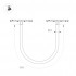 Светильник гибкий MAG-ORIENT-TUBE-ELASTIC-R25-L2500-35W Warm3000 (BK, 360 deg, 48V)