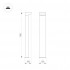 Ландшафтный светильник LGD-JASMUS-BOLL-H900-12W Warm3000 (BK, 93 deg, 230V)