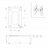 Светильник LGD-TENT-BOLL-H900-9W Warm3000 (GR, 110 deg, 230V)