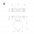 Светильник MAG-VIBE-SFERO-R120-6W Warm3000 (WH, 235 deg, 48V)