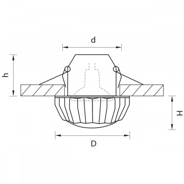 Встраиваемый светильник Lightstar Modo 006870