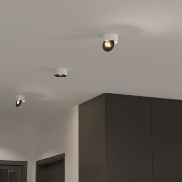 Накладной светильник Glide 25100/LED 8W 4200K белый/чёрный