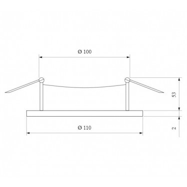 Алюминиевый светильник Sofit 1071/1 MR16 WH белый