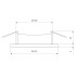 Алюминиевый светильник Sofit 1071/1 MR16 WH белый