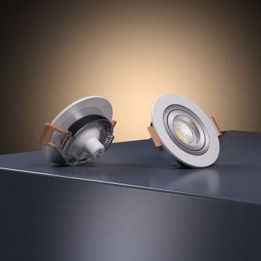 Алюминиевый светильник 1061/1 MR16 WH G5.3 белый