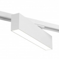 Трековый поворотный светильник 10W 3000K DK6430-WH