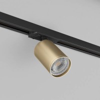 Трековый светильник Солид Тьюб/Solid Tube GU5.3 черный золото DK6201-BG