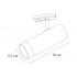 Трековый светильник Topic GU10 черный A2356PL-1BK