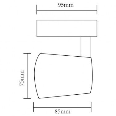 Трековый светильник Atillo 15W 4000K черный A2315PL-1BK