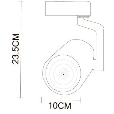 Трековый светильник Traccia 30W 4000K белый A2330PL-1WH