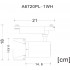 Трековый светильник Falena 10W 4000K белый A6720PL-1WH