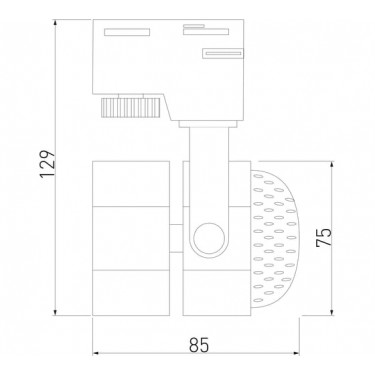 Трековый светильник Robi MRL 1004 GU10 белый Трековый светильник Robi MRL 1004 GU10 белый