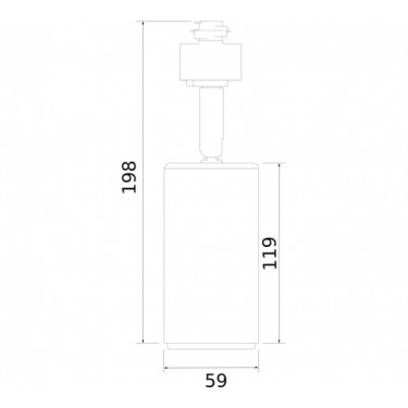 Трековый светильник Svit MRL 1013 GU10 белый/хром Трековый светильник Svit MRL 1013 GU10 белый/хром