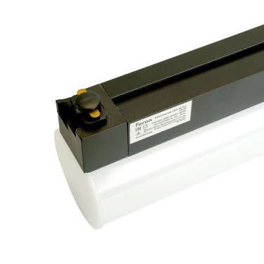 Трековый светильник 40W 4000K черный Feron AL122 48579