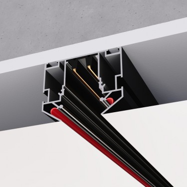 Шинопровод под натяжной потолок 2м черный Скайлайн 220 ST046.429.02 Шинопровод под натяжной потолок 2м черный Скайлайн 220 ST046.429.02
