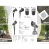 Уличный тротуарный светильник Ground GU10 369951