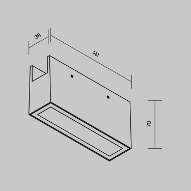 Уличный трековый светильник Points Elasity IP 3000К 10Вт O-TR01-2-S-10WB3K Уличный трековый светильник Points Elasity IP 3000К 10Вт O-TR01-2-S-10WB3K