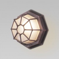 Уличный настенный светильник Telarana GL 1023D капучино