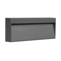 Светильник для стен и лестниц LGD-TRACE-S200x80-8W Warm3000 (GR, 65 deg, 230V)