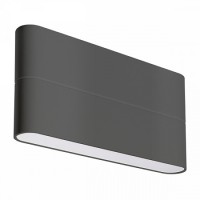 Настенный светильник SP-WALL-FLAT-S170x90-2x6W Day4000 (GR, 120 deg, 230V)