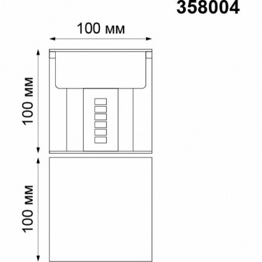 Фасадный светильник Kaimas 2x3W 3000K серый 358004