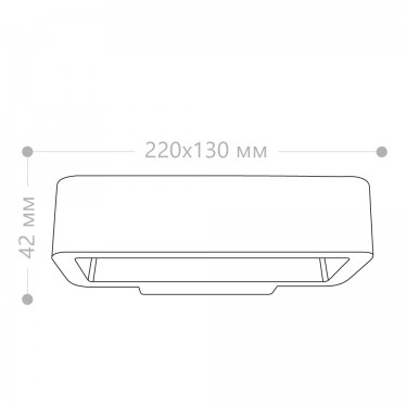 Фасадный светильник 5W 4000K черный Feron DH011 11865